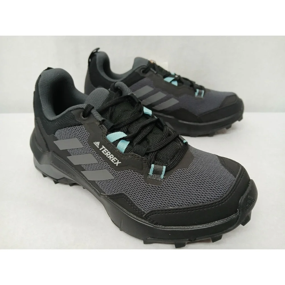 Adidas Women's Terres AX4 Hiking Shoes Sneakers FZ3255 Black Gray Mint Sz‎ 7
